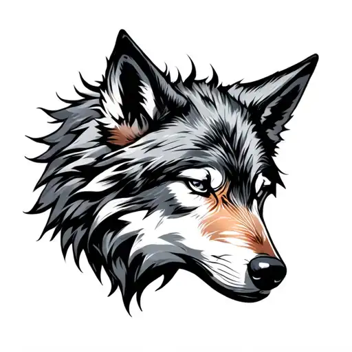 Arcane Style Wolf