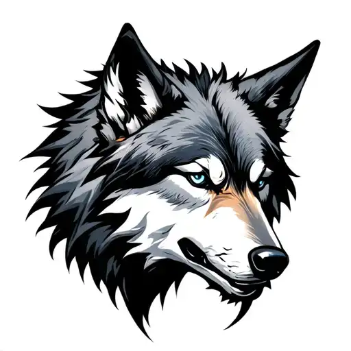 Arcane Style Wolf