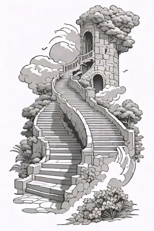 Stairway Leading To Heaven