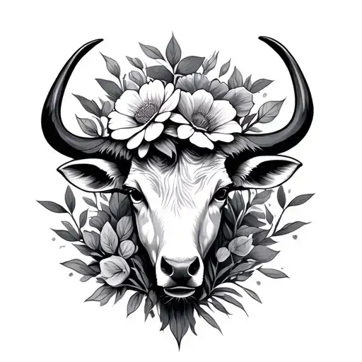 Taurus Zodiac Sign Flower Bouquet