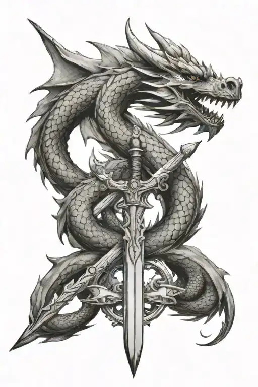 Dragon And Sword