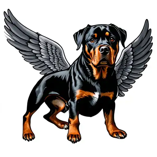 Rottweiler Wings
