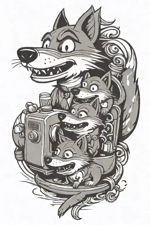 Wolf Family Brave Little Toaster
