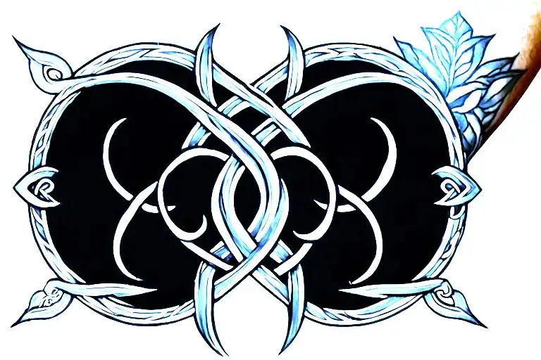 Celtic Knot On Leg Sleeve