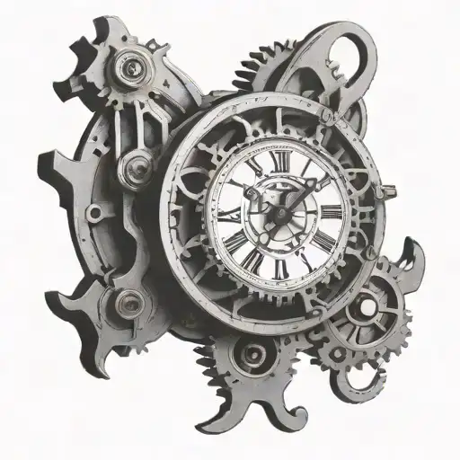 Clock Mechanism Intertwined