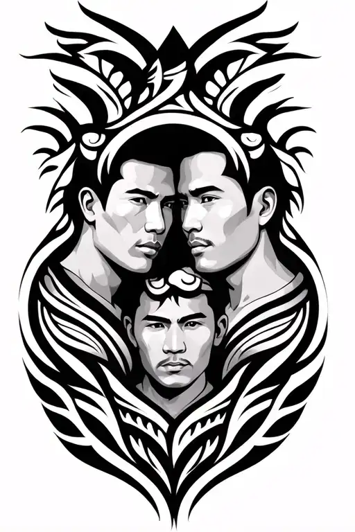A Tattoo About Brotherhood Between 3 Brothers In Maori Style