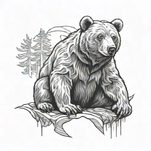 Sitting Bear