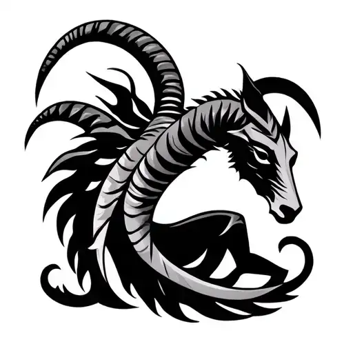 Hindi Capricorn Symbol