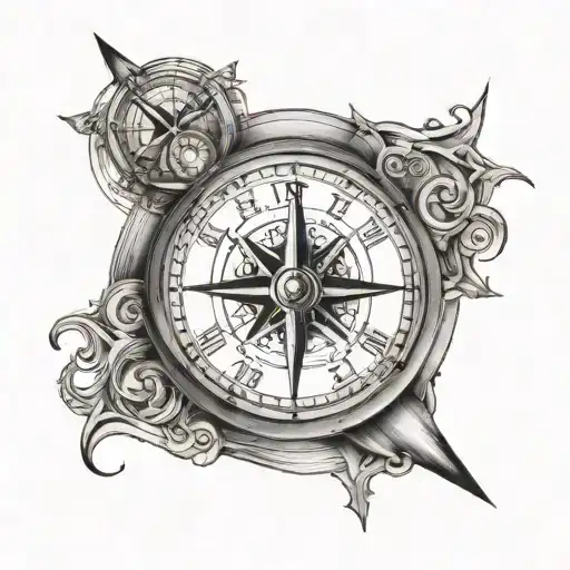 Half Clock Half Compass
