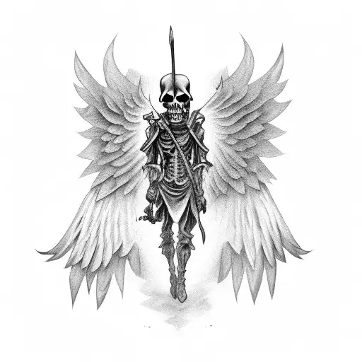 Grim Reaper With Wings