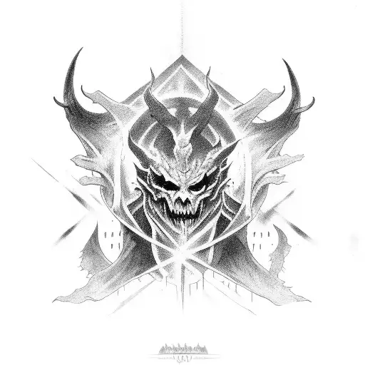 Demon With Black Metal Inspirations