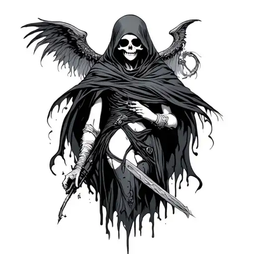 Woman Grim Reaper