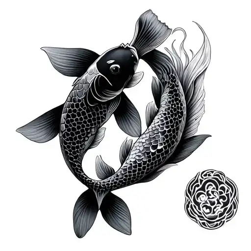 Koi Fish English Embrace