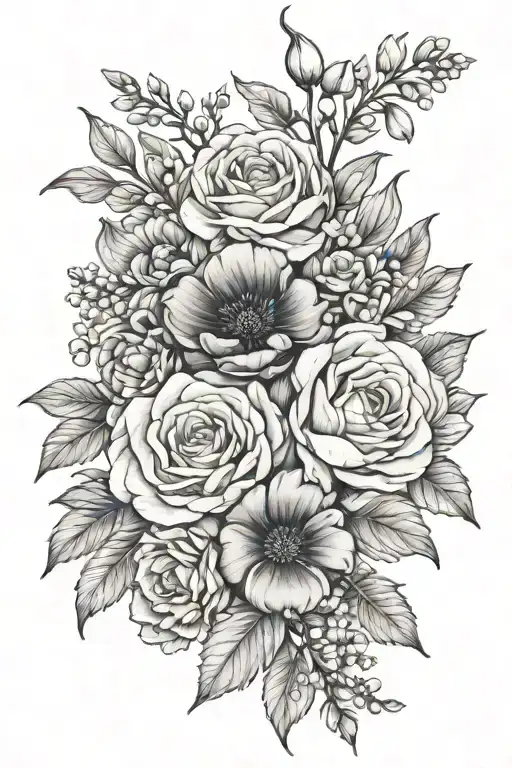 Birth Flower Bouquet