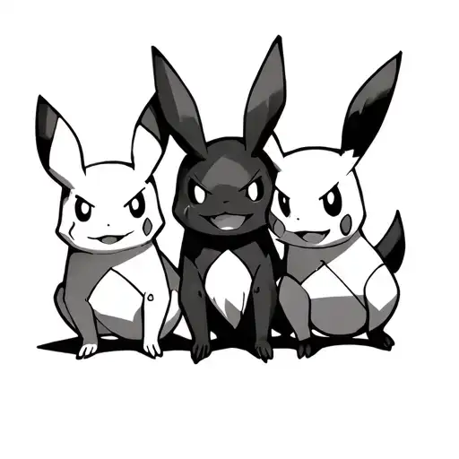 Pokemon Trio Sibling