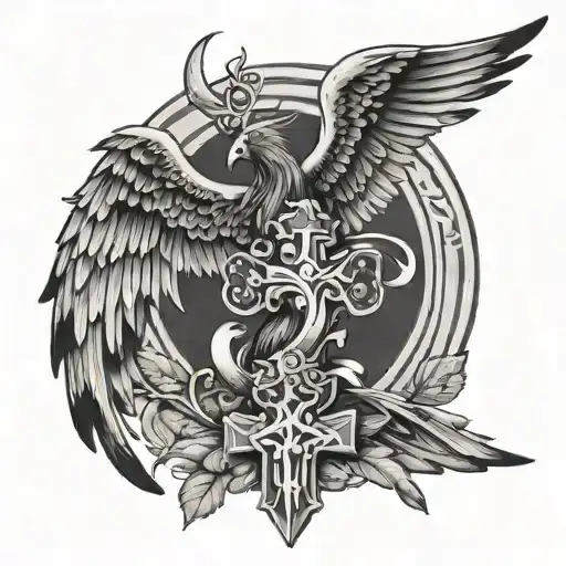Phoenix Holding A Cross