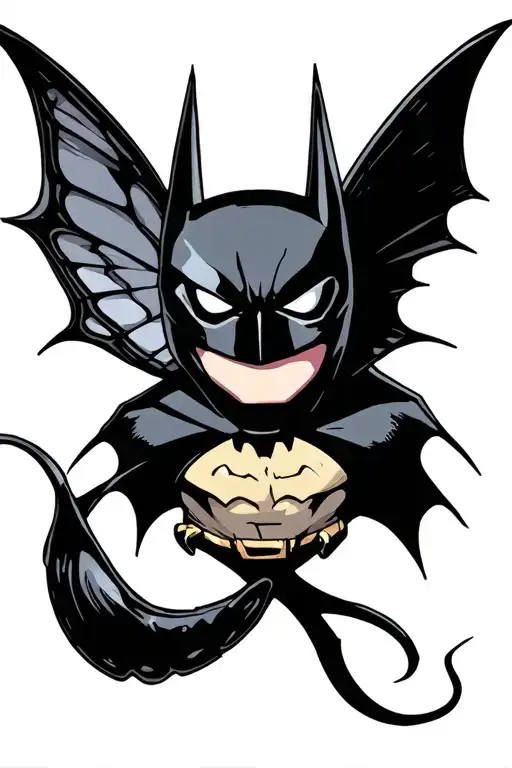 Batman Crossed With Butterfree From Pokemon