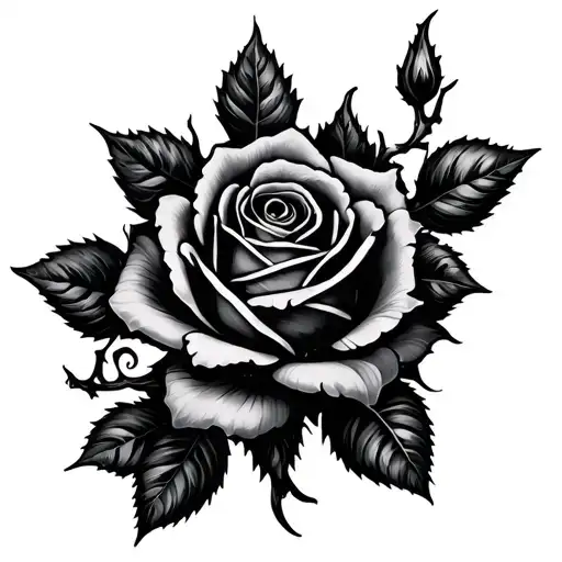 Thorny Rose Vines Just Vines