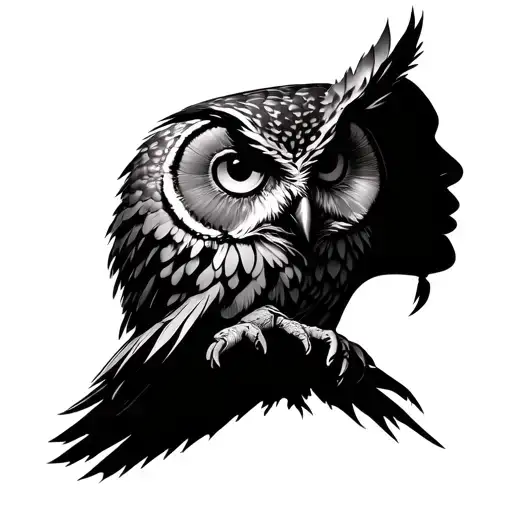 Owl On Neck Transforming