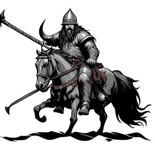 Viking Warrior Riding