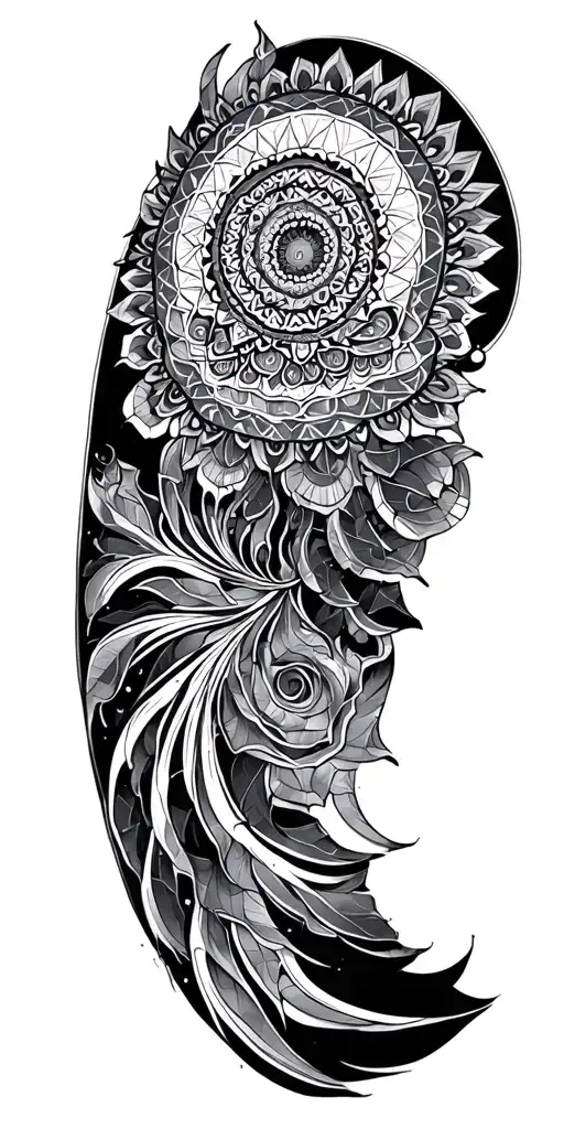 Cover Up Geometric Mandala Psychedelic Interpretation