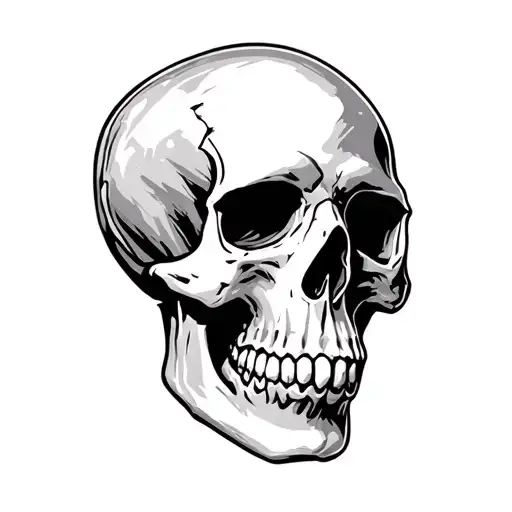 Skull Type 1 Diabetic Autistic Medical Alert