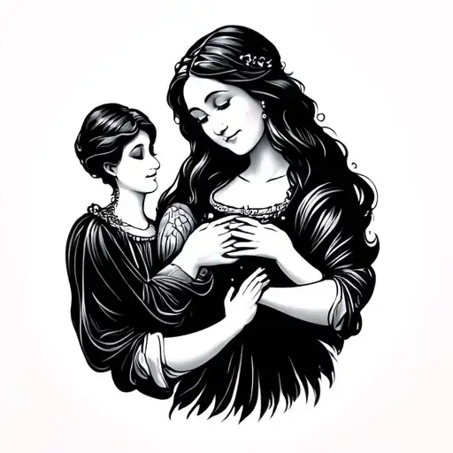 Nimmy Mother Holding Hands