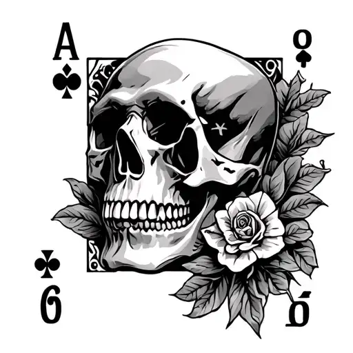 Skull And Cards