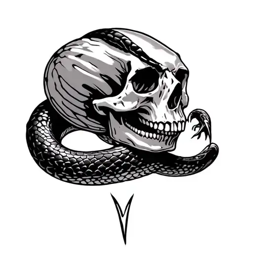 Snake And Skull Cyber