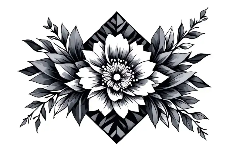 Geometric Masculine Floral