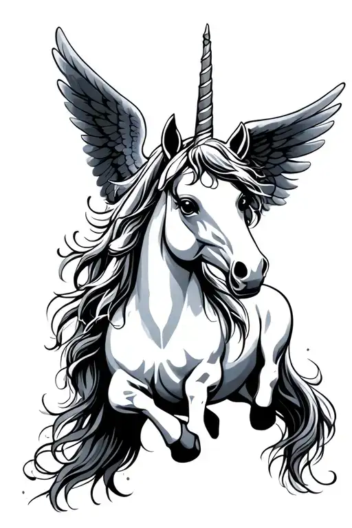 Unicorn With Angel Wings