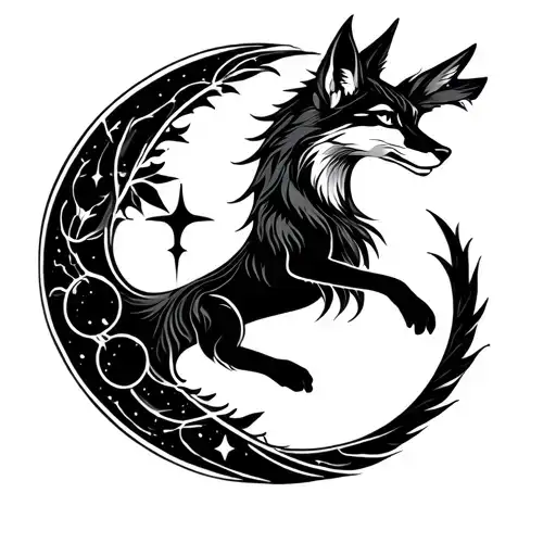 Sagittarius Sign Fox Moon