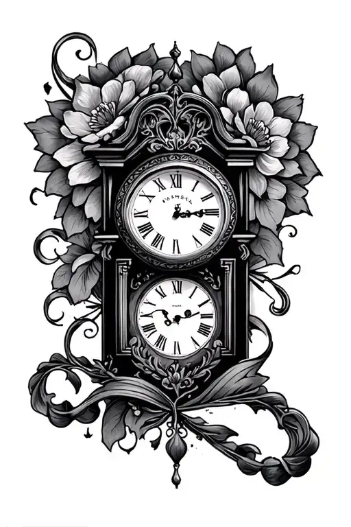 Clock And Grandmother