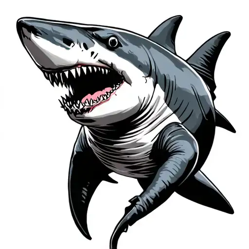 Shark In Gangster Suit