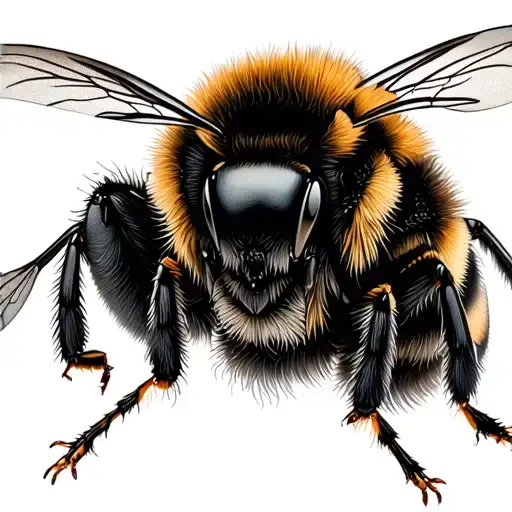 Pencil Drawing Of A Bumble Bee