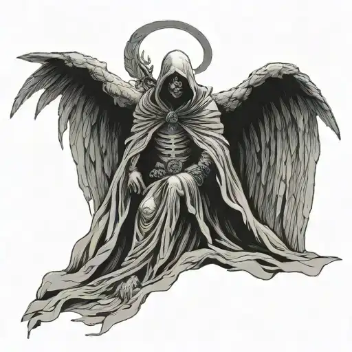 Angel Of Death Cloak Full Body