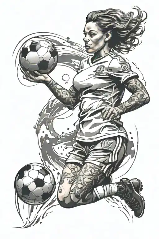 Women's Football Player