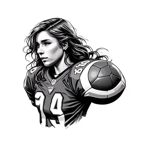 Alicja In Wonderland Football Player