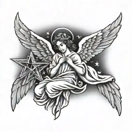 Angel With Three Stars