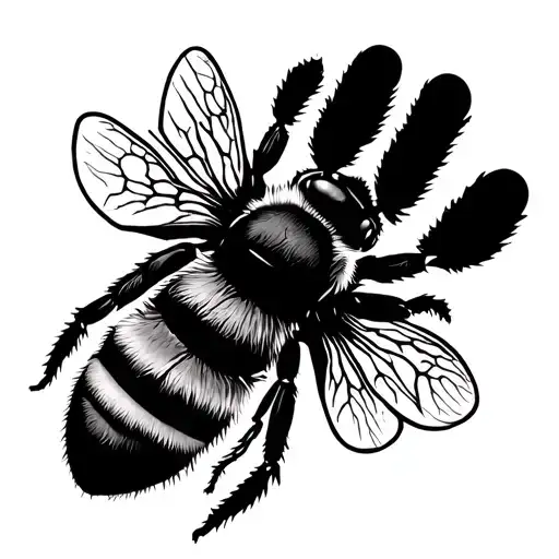 Bee Foot Print