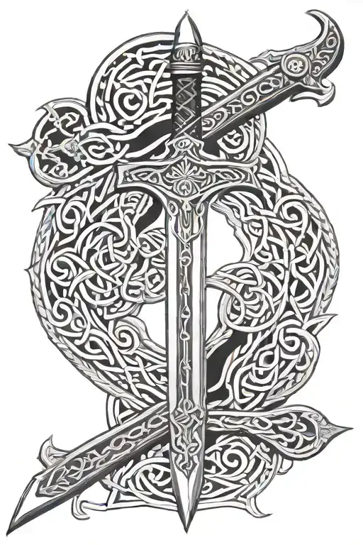 Irish Celtic Sword