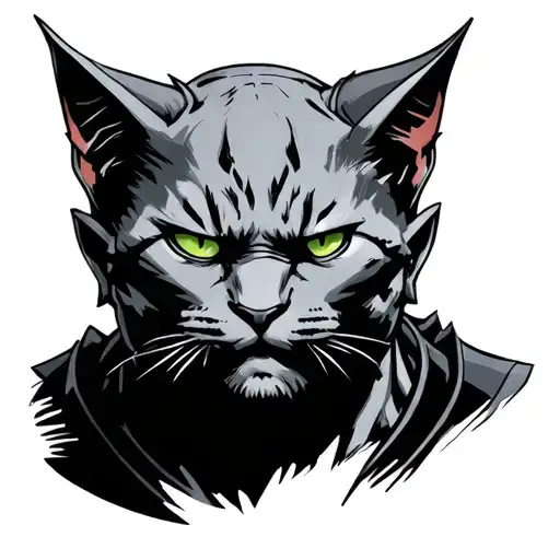 Drax The Destroyer With Cat Head