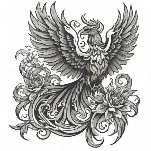 Phoenix Rising From Ashes