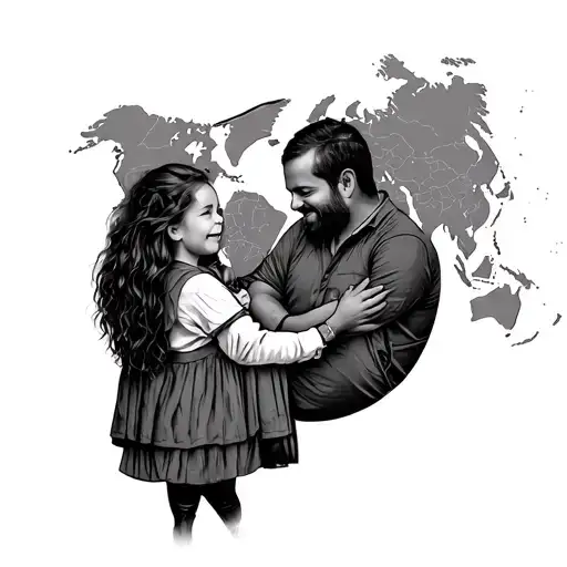 Father Daughter Traveling Arround The World