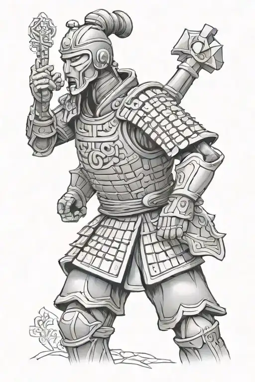 Cyborg Terracotta Warrior