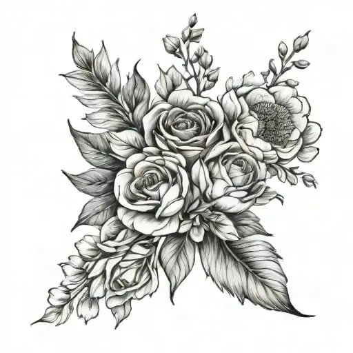 Birth Flower Bouquet