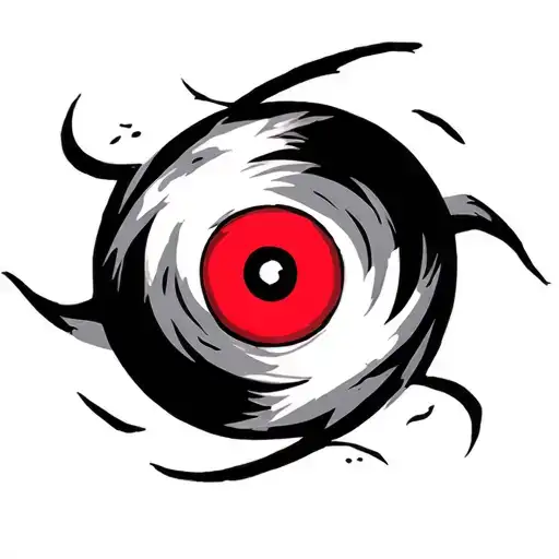 Dove Sharingan Tattoo Design From Naruto