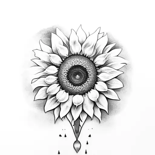 Sunflower With Name Athena