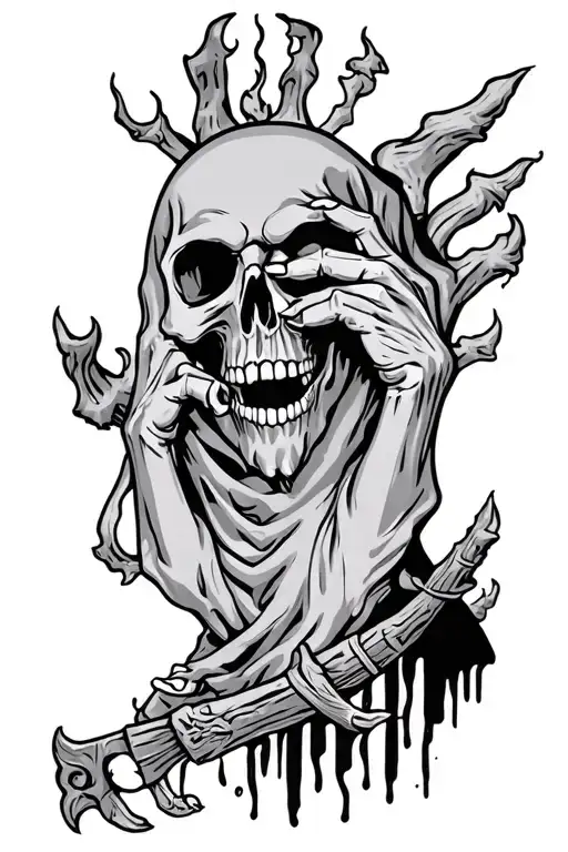 Hear No Evil See No Evil Speak No Evil Grim Reaper