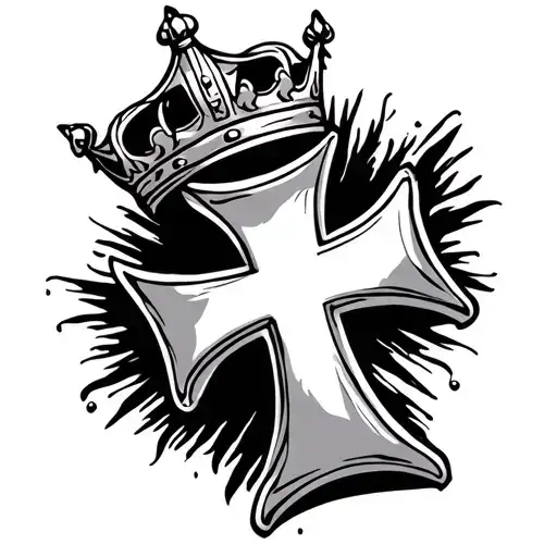 Cross With A Crown